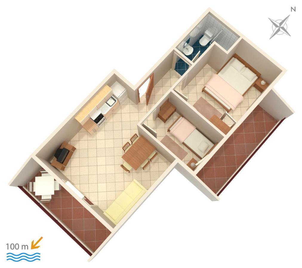 Apartments By The Sea Vinisce, Trogir - 5229 מראה חיצוני תמונה